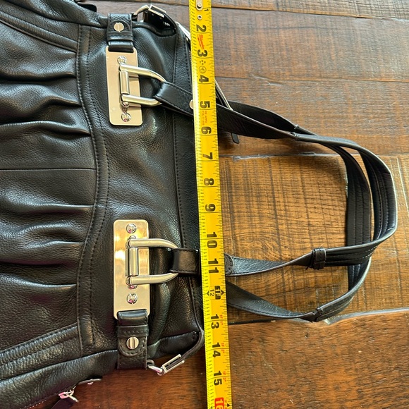 B Makowsky Black Large Tote - Picture 8 of 11